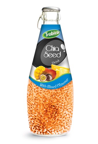 290ml chia seed drink with mixed Flavour